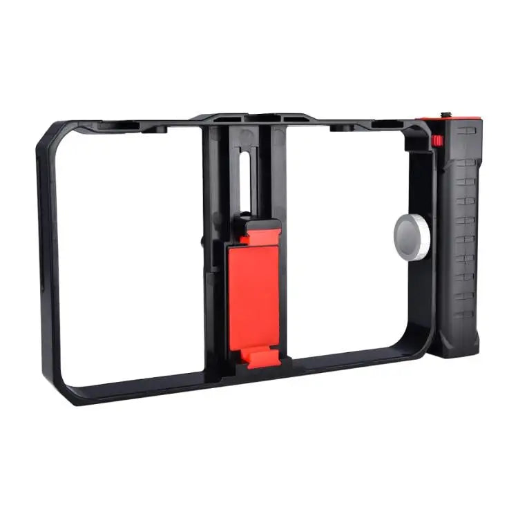 YLG0901B Vlogging Live Broadcast Smartphone Plastic Cage Video Rig Filmmaking Recording Handle Stabilizer Bracket