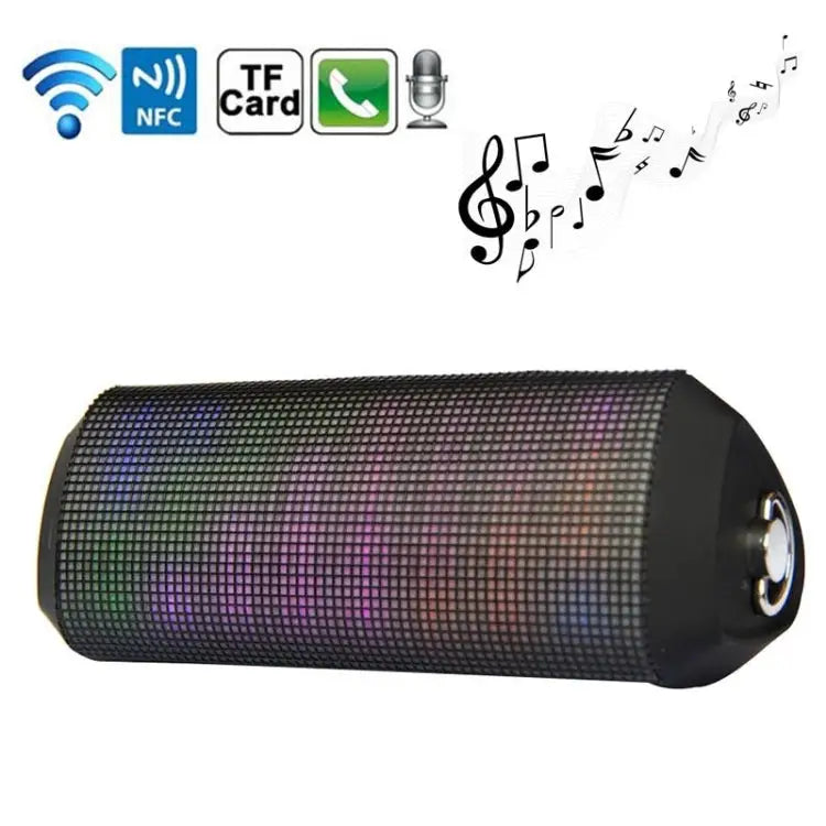 YM-339 2 x 5W Bluetooth Speaker with LED Lights Support TF Card