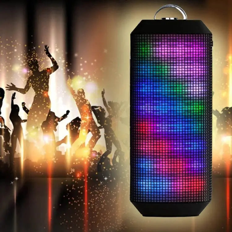 YM-339 2 x 5W Bluetooth Speaker with LED Lights Support TF Card