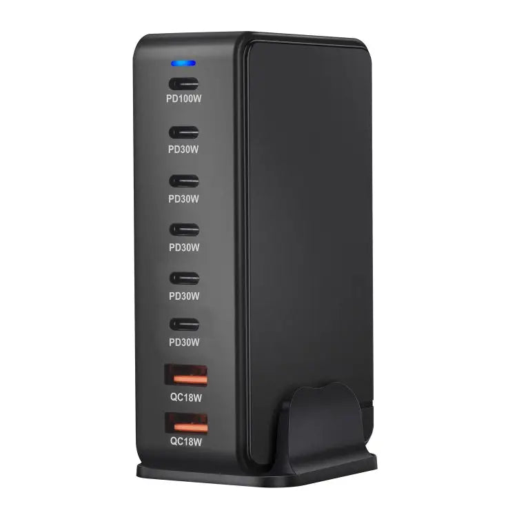 YMX-986 286W 6 Type-C 2 USB 8-Ports Desktop Fast Charger US Plug UK Plug EU Plug AU Plug - Apple Accessories