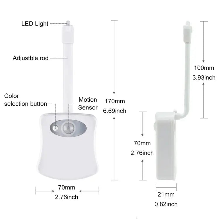YouOKLight Motion Activated Toilet Nightlight LED Toilet Light Bathroom Washroom