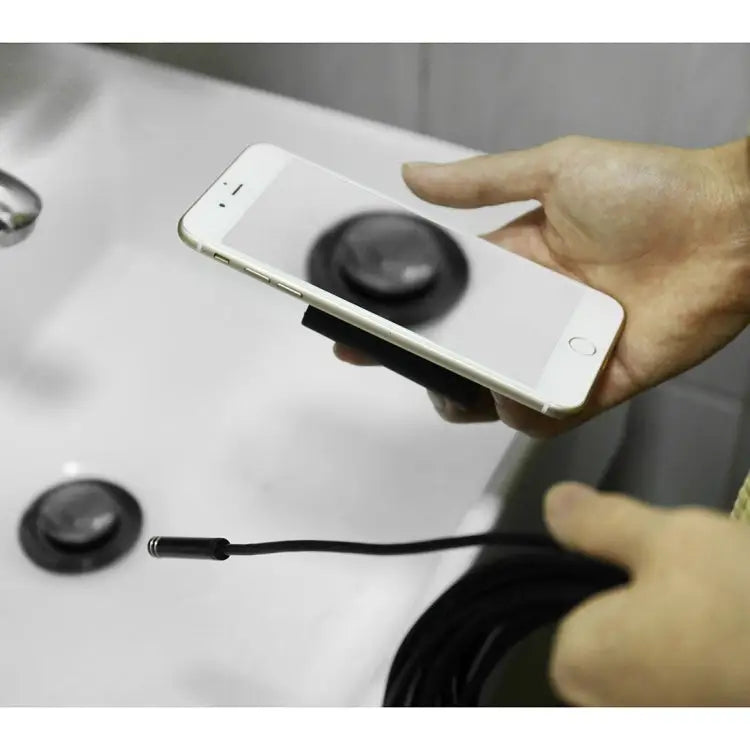 YPC110 8mm 2.0MP HD Camera WiFi Endoscope Snake Tube Inspection Camera with 8 LED Waterproof IP68 Lens Diameter: 8mm