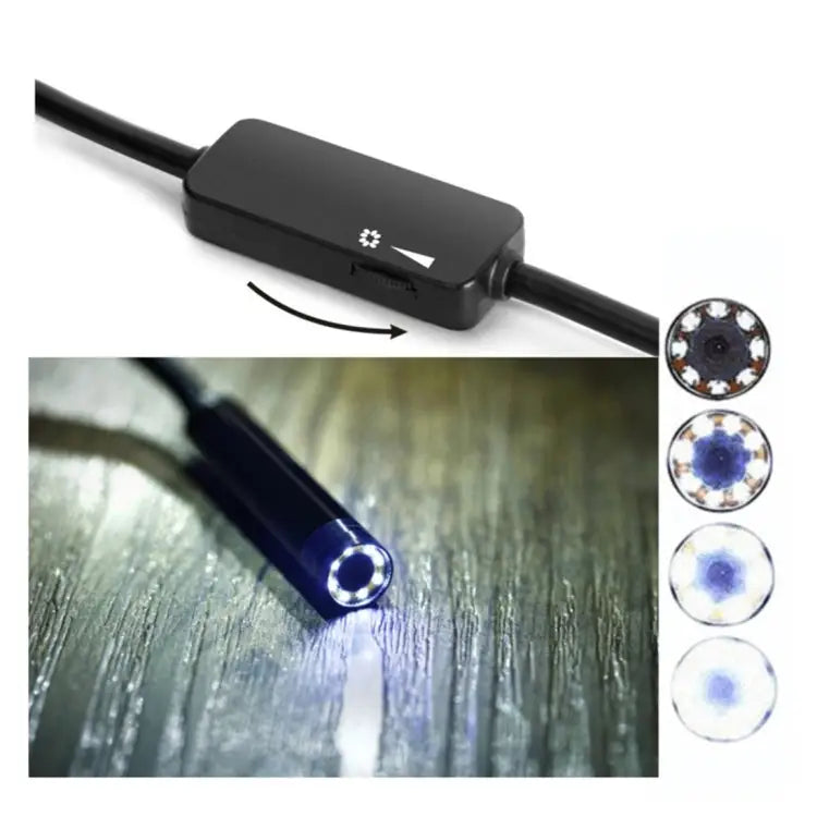 YPC110 8mm 2.0MP HD Camera WiFi Endoscope Snake Tube Inspection Camera with 8 LED Waterproof IP68 Lens Diameter: 8mm