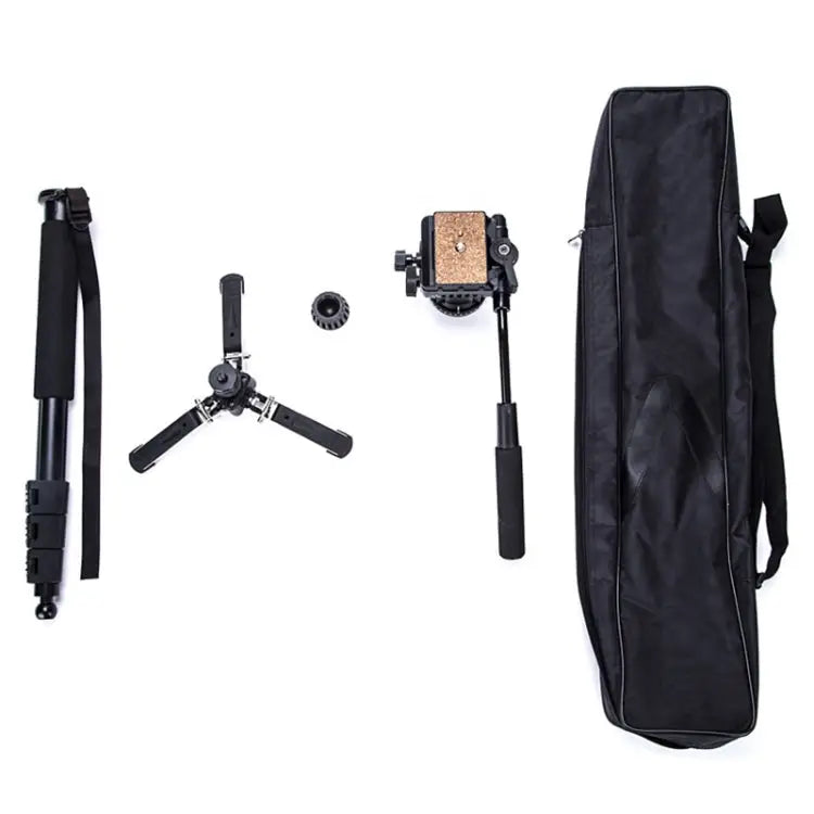 YUNTENG VCT-288 Tripod Mount Monopod with Fluid Drag Head VCT-288 - VCT-288