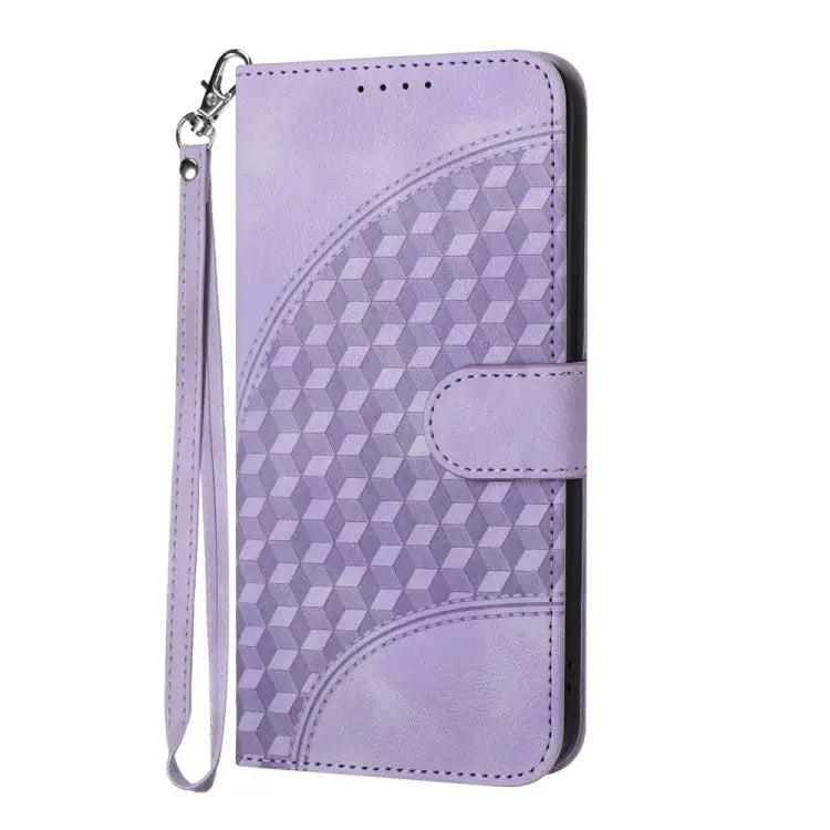 YX0060 Elephant Head Embossed Phone Leather Case with Lanyard For iPhone 16 Pro For iPhone 16 Plus For iPhone 16