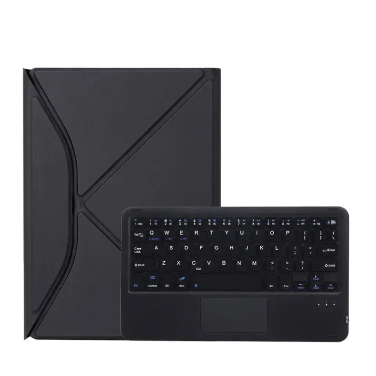 Z11B-A Pen Slot Touchpad Bluetooth Keyboard Leather Tablet Case For iPad Pro 11 2021/2020/2018 For iPad Air 11 2025