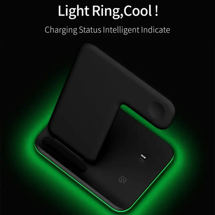 Z5 QI Vertical Magnetic Wireless Charger for Mobile Phones & Apple Watches & AirPods / Xiaomi Redmi AirDots with Touch