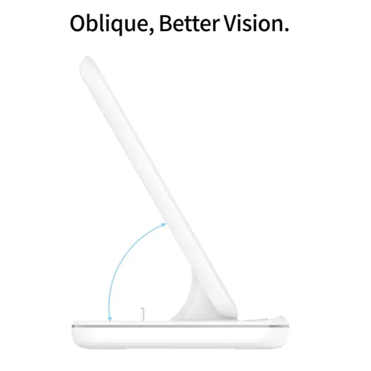 Z5 QI Vertical Magnetic Wireless Charger for Mobile Phones & Apple Watches & AirPods / Xiaomi Redmi AirDots with Touch