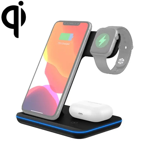 Z5A QI Vertical Magnetic Wireless Charger for Mobile Phones & Apple Watches & AirPods / Samsung Galaxy Buds / Huawei