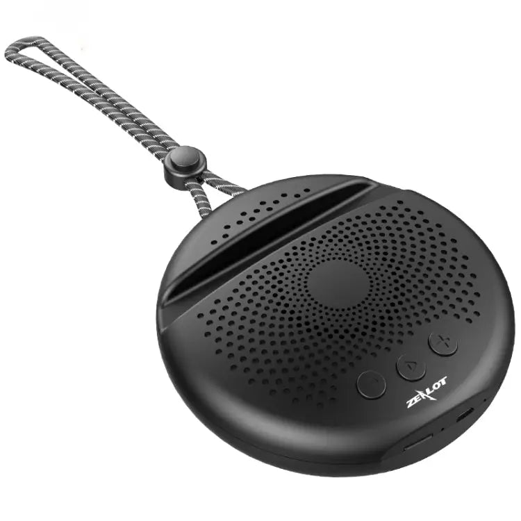ZEALOT S24 Portable Stereo Bluetooth Speaker with Lanyard & Mobile Card Slot Holder Supports Hands-free Call & TF Card