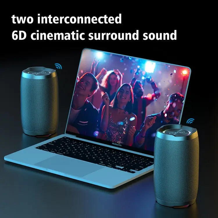 Zealot S49 Outdoor Portable Wireless Bluetooth Speaker with RGB Light S49 - S49 - Apple Accessories