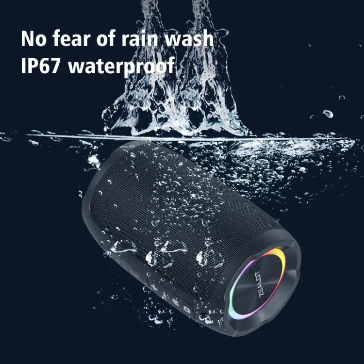 Zealot S49 Outdoor Portable Wireless Bluetooth Speaker with RGB Light S49 - S49 - Apple Accessories