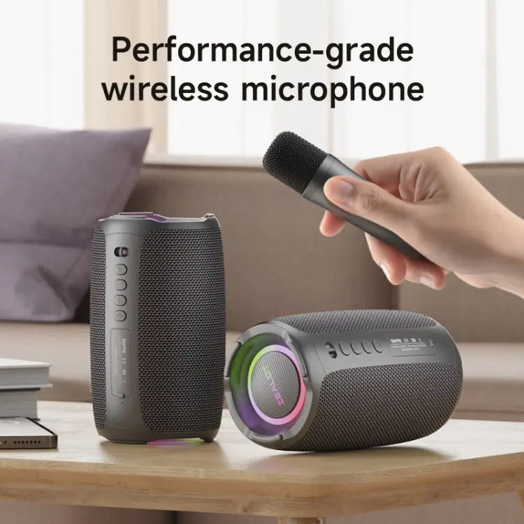 Zealot S61M RGB Rhythmic Light Karaoke Wireless Speaker Single Mic Dual Mic - Apple Accessories