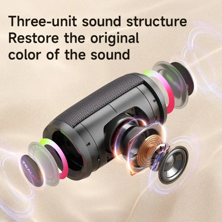 Zealot S61M RGB Rhythmic Light Karaoke Wireless Speaker Single Mic Dual Mic - Apple Accessories