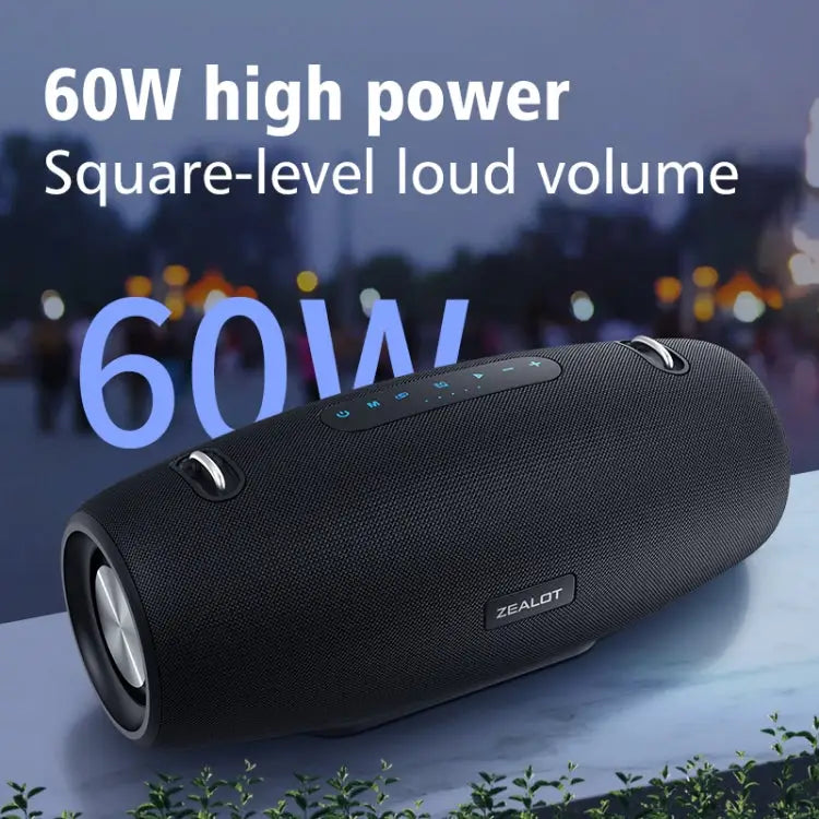 Zealot S67 60W High Power Portable Wireless Bluetooth Speaker S67 - S67 - Apple Accessories