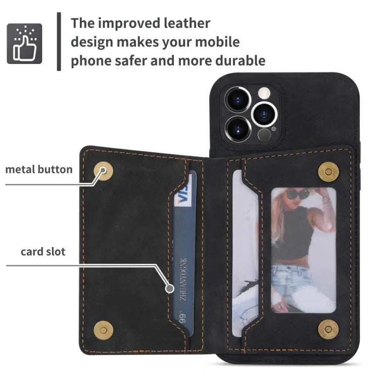 Zipper Card Holder Phone Case For iPhone 11 Pro For iPhone 11 Pro Max For iPhone X / XS For iPhone XR - Apple