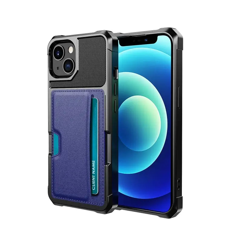 ZM02 Card Slot Holder Phone Case For iPhone 12 For iPhone 12 mini For iPhone 12 Pro For iPhone 12 Pro Max For iPhone 13