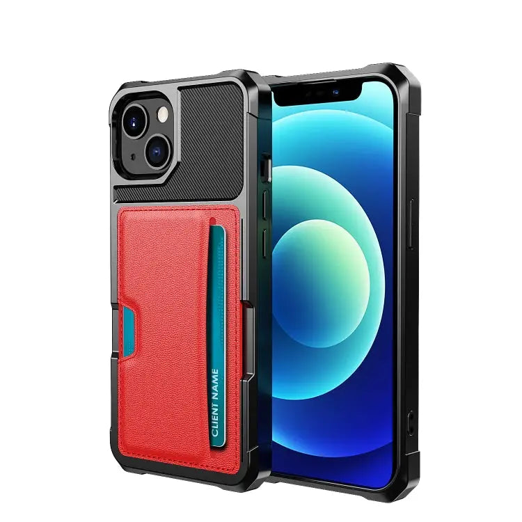 ZM02 Card Slot Holder Phone Case For iPhone 12 For iPhone 12 mini For iPhone 12 Pro For iPhone 12 Pro Max For iPhone 13