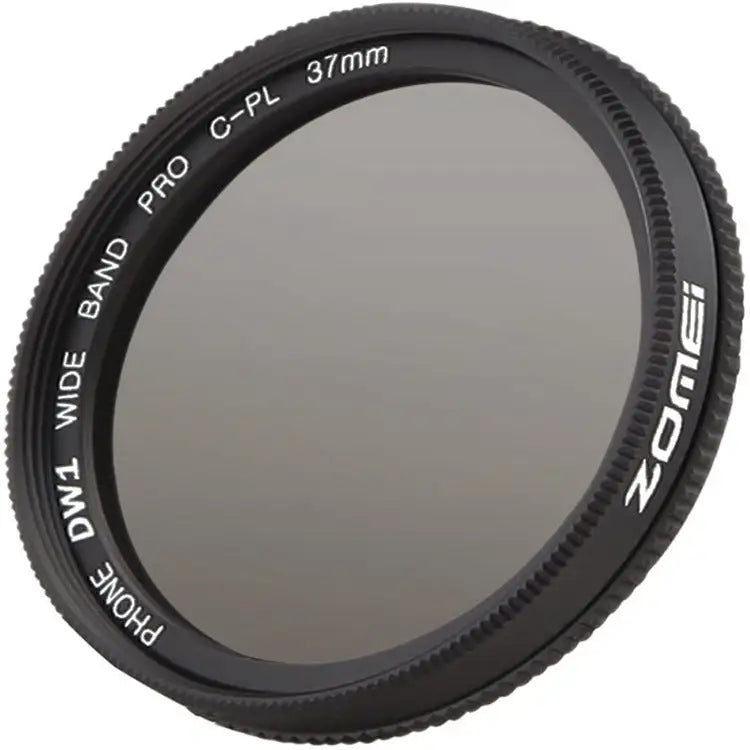 ZOMEI Camera Filter 37MM CPL Polarizer Mobile Phone External Lens - 37MM
